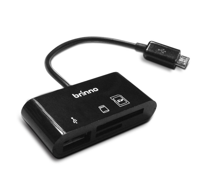 Brinno ABR100 Micro-USB Black card reader