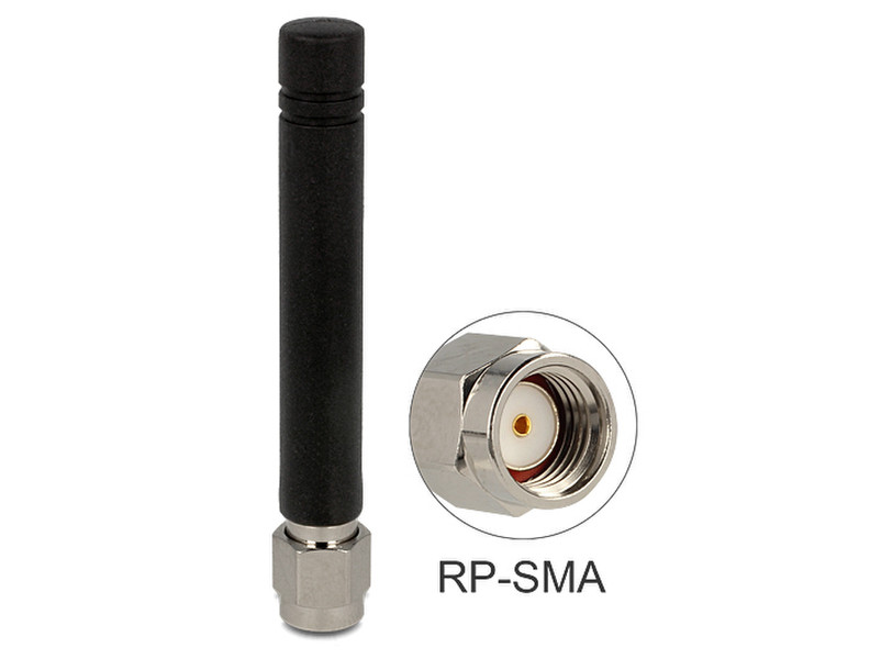 DeLOCK 88770 Omni-directional RP-SMA 2dBi network antenna