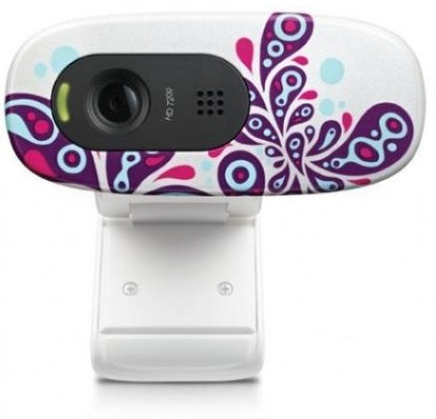 Logitech C270 HD 3MP 1280 x 720pixels USB 2.0 White webcam