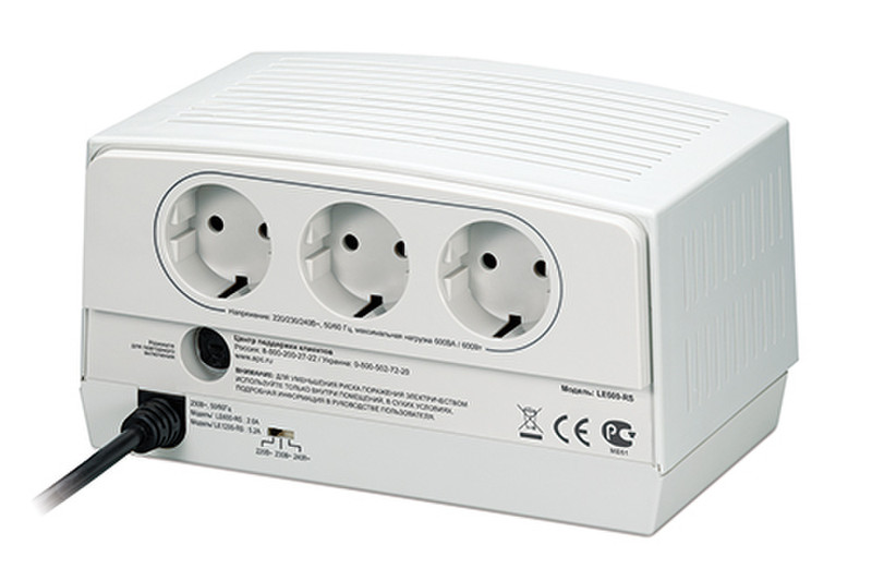 APC Line-R 3розетка(и) 220-240В Белый voltage regulator