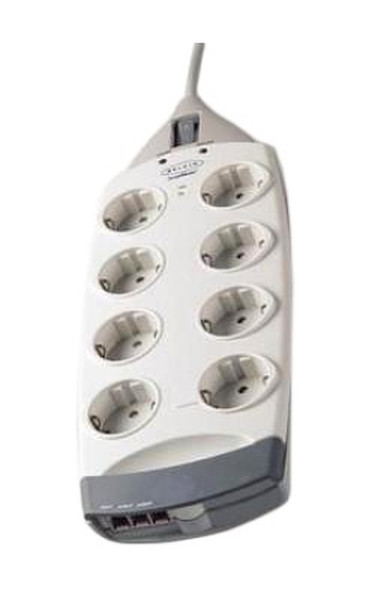 Belkin F9M800EN2M 8AC outlet(s) 2m Grey,White surge protector