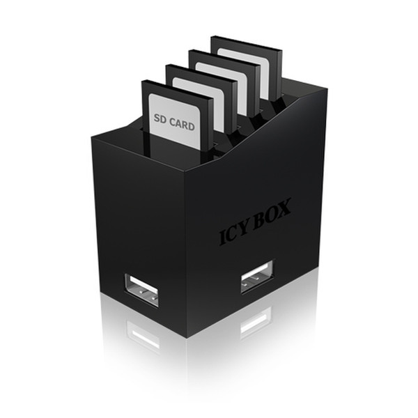 ICY BOX IB-870 USB 2.0 Black card reader