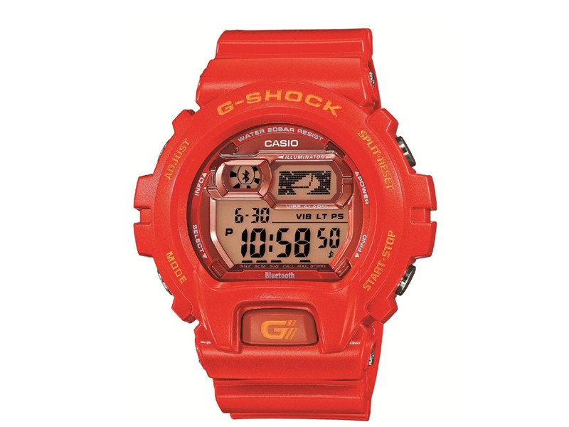 Casio G-Shock 65г Оранжевый, Красный умные часы