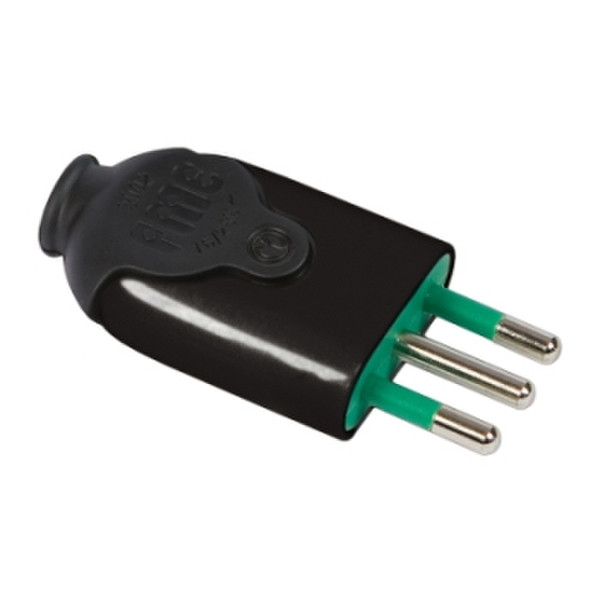 FME 85011 2P+T Black electrical power plug