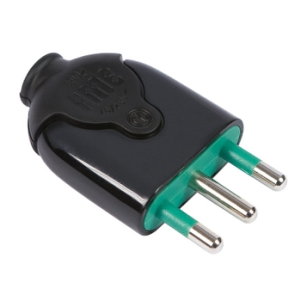 FME 85021 2P+T Black electrical power plug