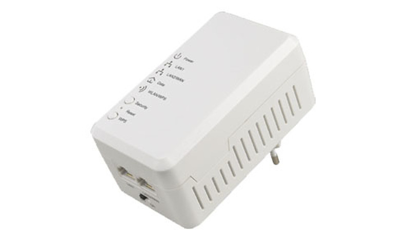 Cobra LAN 500 Wi-Fi 500Mbit/s Eingebauter Ethernet-Anschluss WLAN Weiß 1Stück(e) PowerLine Netzwerkadapter