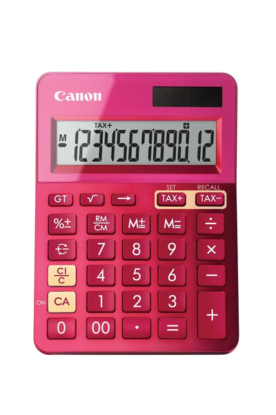 Canon LS-123k Desktop Basic calculator Pink