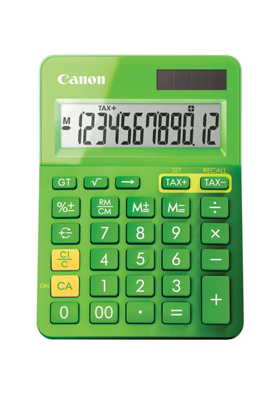 Canon LS-123k Desktop Einfacher Taschenrechner Grün