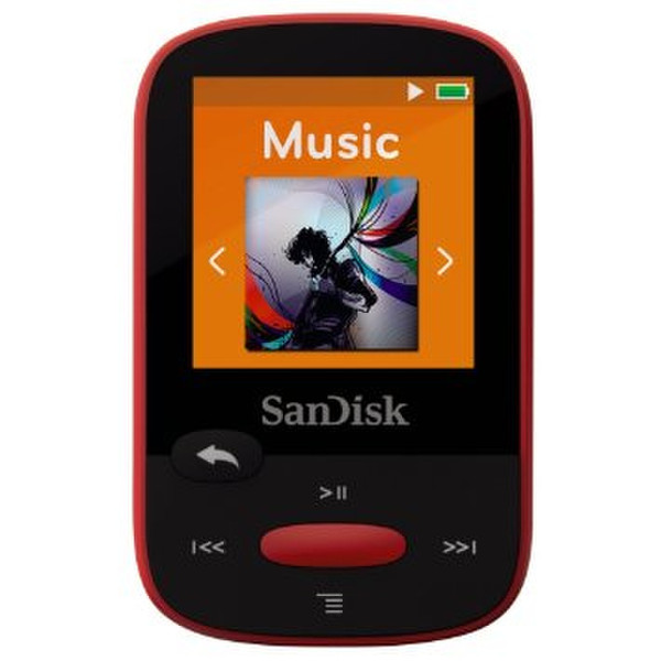 Sandisk Clip Sport 4GB MP3 4GB Rot