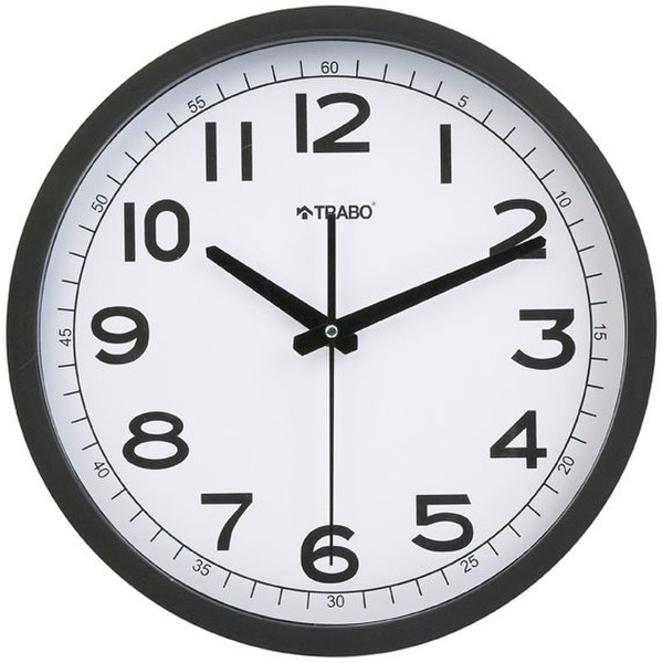 TRABO FP032 Quartz wall clock Круг Серый настенные часы