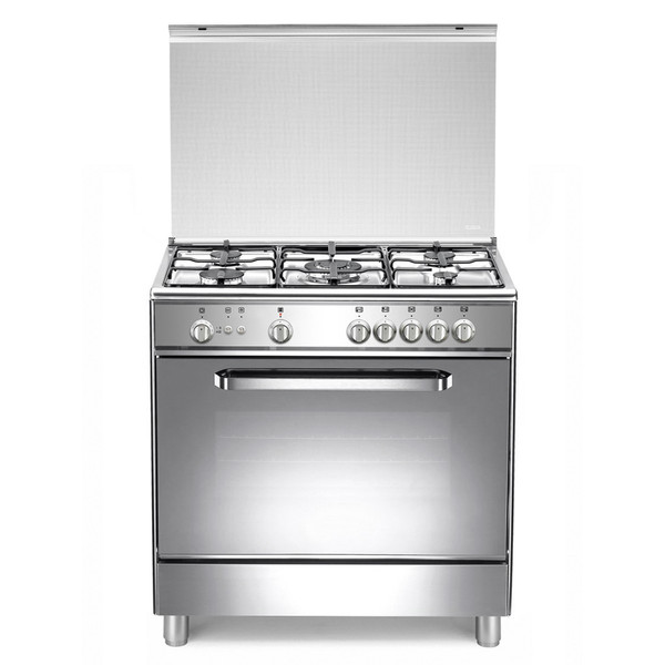 Bestron LT85C41XC Freistehend Gas hob B Silber Küchenherd