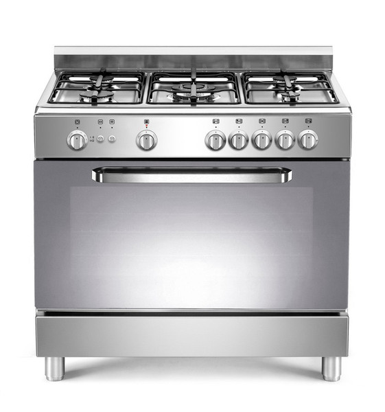 Bestron LT95C61X Freistehend Gas hob C Silber Küchenherd