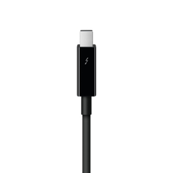 Apple 0.5m, Thunderbolt - Thunderbolt 0.5м Черный Thunderbolt-кабель