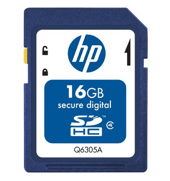 HP 16GB SDHC 16ГБ SDHC Class 4 карта памяти
