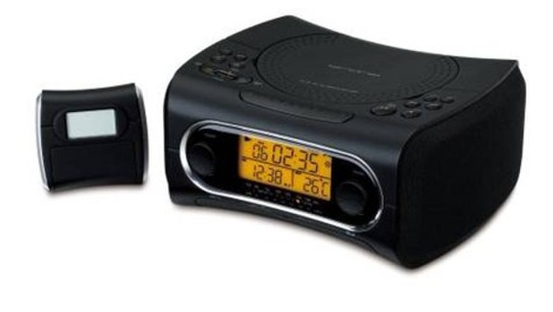 Lenco Klock radio CR-3304 Часы Аналоговый Черный радиоприемник