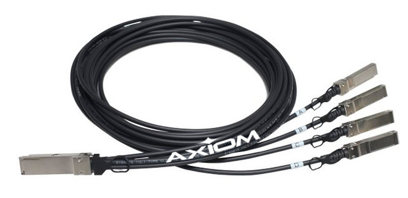 Axiom QSFP+ / 4xSFP+, 1m