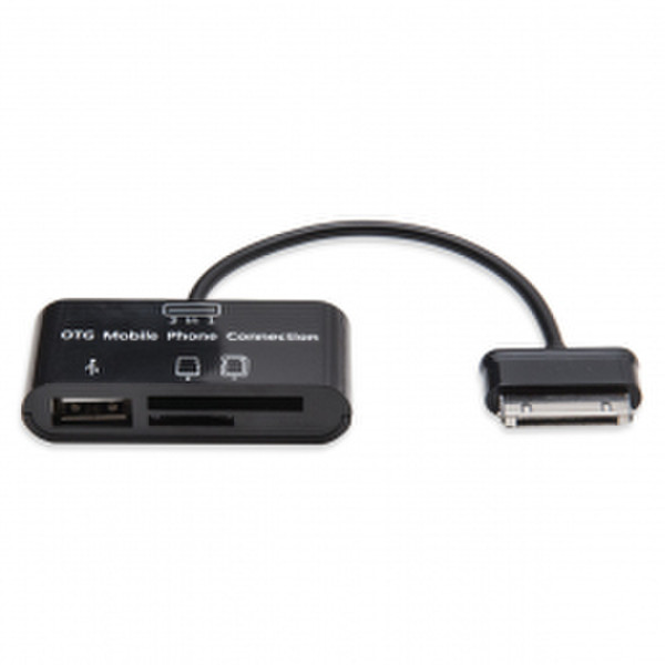 SYBA CL-CRD50062 USB 2.0 Черный устройство для чтения карт флэш-памяти