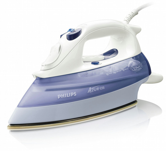 Philips GC4218/02 Утюг для сухой глажки и отпаривания 2400Вт Фиолетовый, Белый утюг