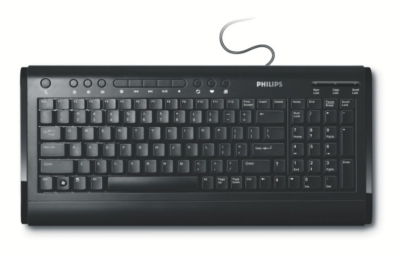 Philips SPK3700BC USB Wired multimedia keyboard