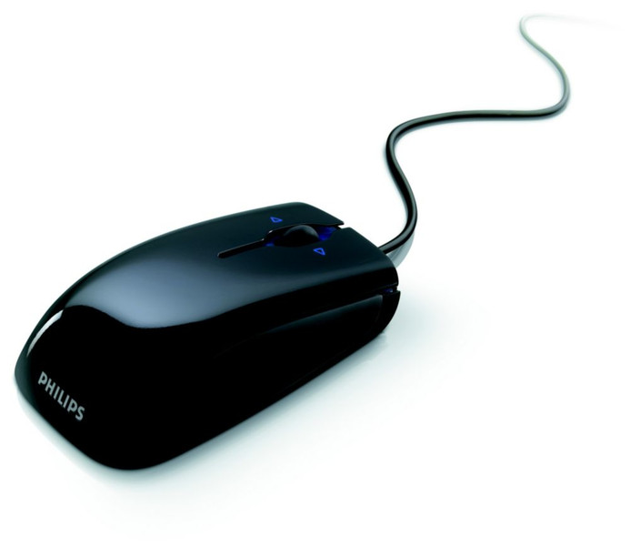 Philips SPM4700BB/97 USB Оптический 1000dpi Черный компьютерная мышь