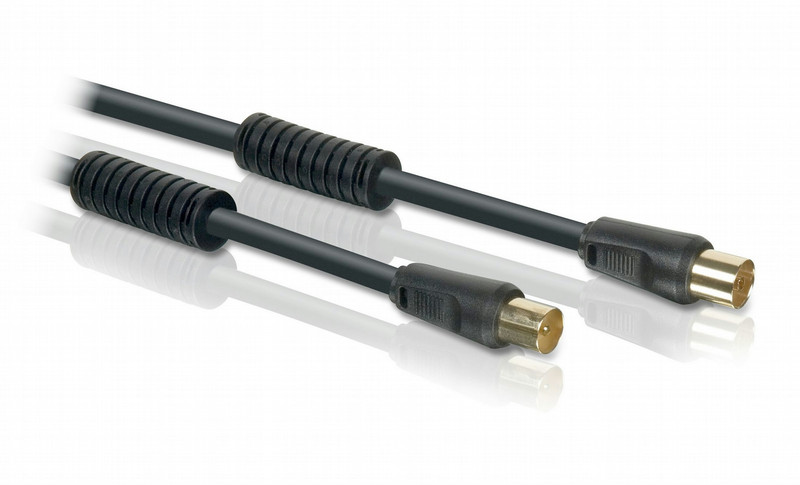 Philips SWV2823W/10 1м COAX COAX Черный коаксиальный кабель