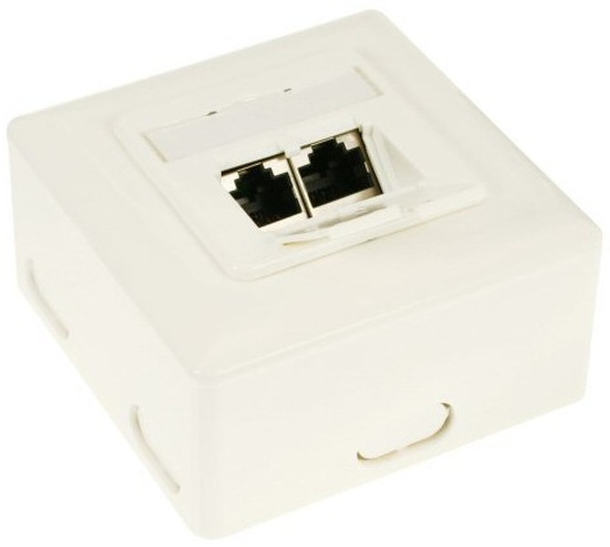 InLine 4043718180783 RJ-45 White socket-outlet