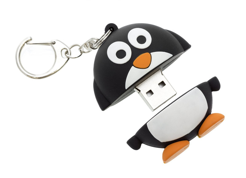 trendz TZPENUSB 8GB USB 2.0 Schwarz, Weiß USB-Stick