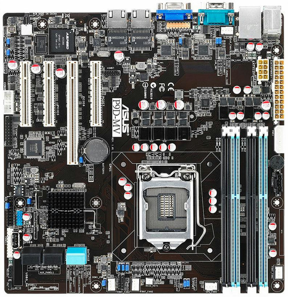 ASUS P9D-MV Intel C222 Socket H3 (LGA 1150) Микро ATX материнская плата для сервера/рабочей станции