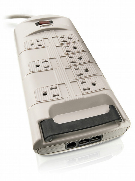 Philips SPP3203WC Home office 8 outlets Surge protector