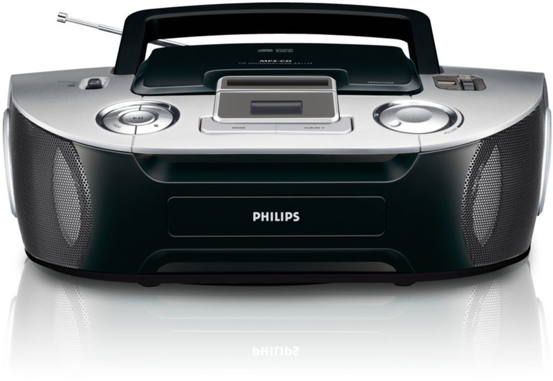 Philips AZ1134/55 Portable CD player Черный, Cеребряный CD-плеер