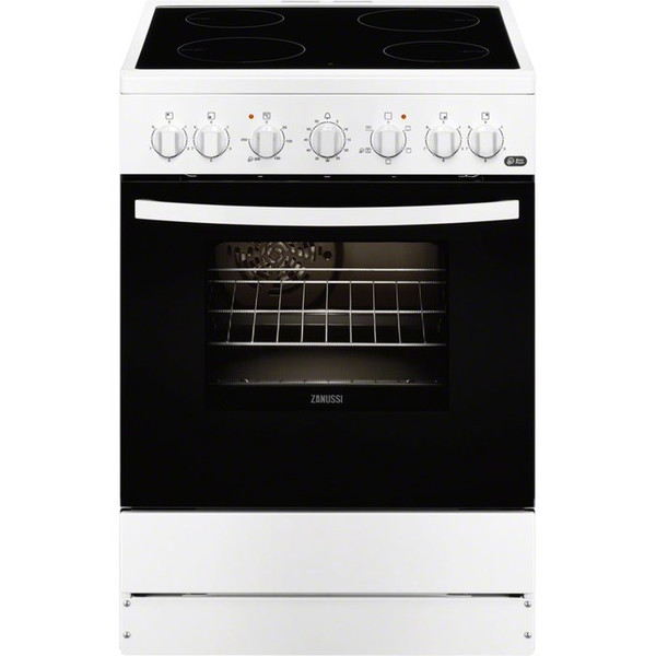 Zanussi ZCV65201WA Freestanding Ceramic A White cooker