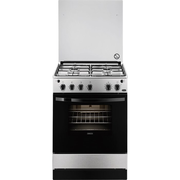 Zanussi ZCG61211XA Отдельностоящий Gas hob Нержавеющая сталь кухонная плита