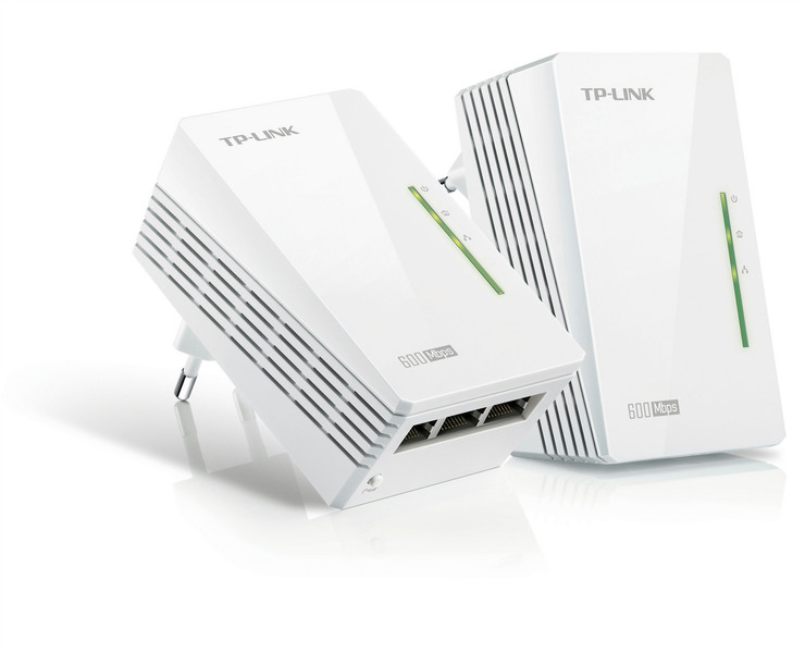 TP-LINK AV600 600Mbit/s Ethernet LAN White 1pc(s) PowerLine network adapter