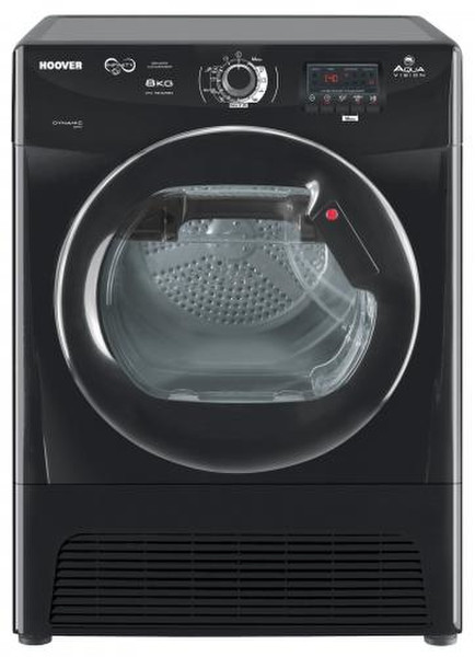 Hoover DYC 78132 NBX freestanding Front-load 8kg B Black tumble dryer