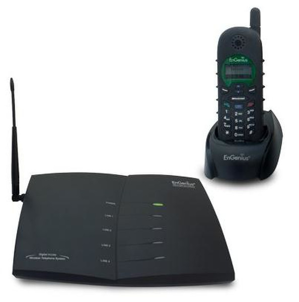 EnGenius SN922PRO Wireless handset 4lines LCD Black IP phone