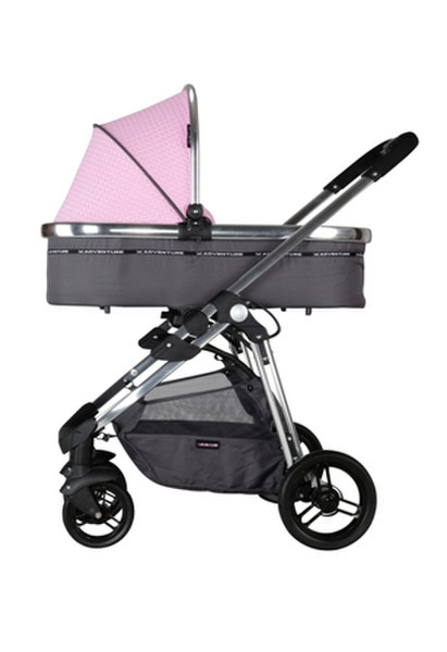 X-adventure X-line Traditional stroller 1место(а) Черный, Розовый