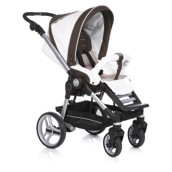teutonia Cosmo Traditional stroller 1seat(s) Silver,White