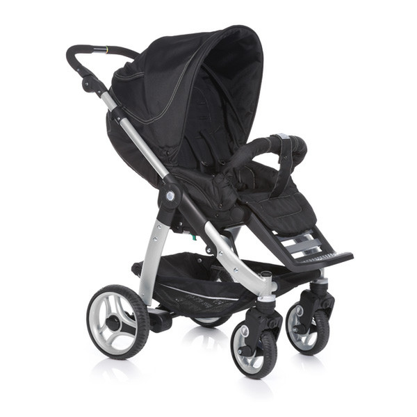 teutonia Cosmo Traditional stroller 1seat(s) Black,Silver