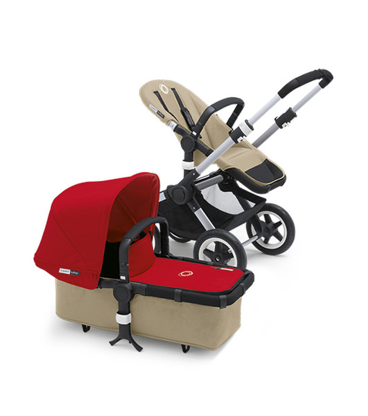 Bugaboo Buffalo Traditional stroller 1seat(s) Red,Sand
