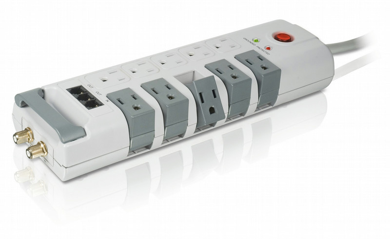 Philips SPP3113WB Rotating outlets 10 outlets Surge protector