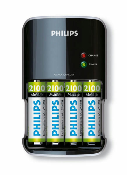 Philips MultiLife SCB4330CB/12 Auto/Indoor Черный зарядное устройство