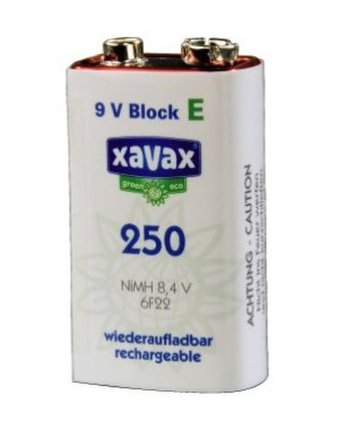 Xavax 111928 Nickel-Metall-Hydrid 9V Nicht wiederaufladbare Batterie