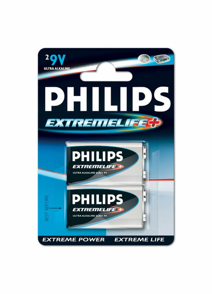 Philips ExtremeLife Battery 9VEB2A/10