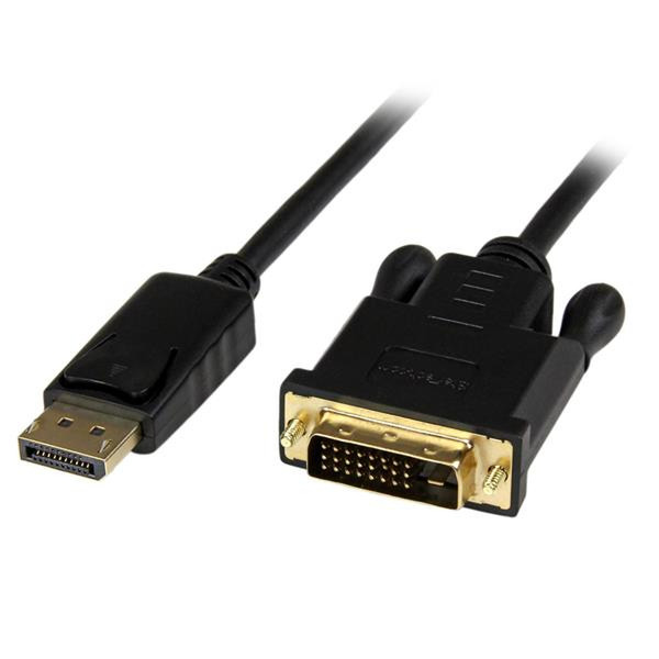 StarTech.com DP2DVIMM6BS 1.9м DisplayPort DVI-D Черный адаптер для видео кабеля