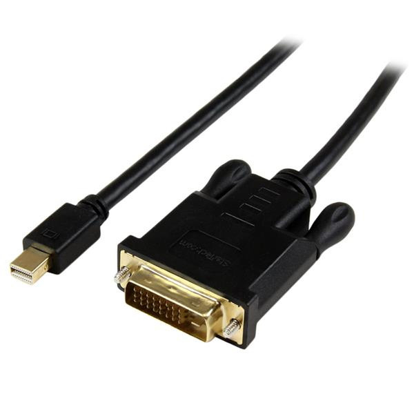 StarTech.com 3 ft Mini DisplayPort to DVI Active Adapter Converter Cable - mDP to DVI 1920x1200 - Black