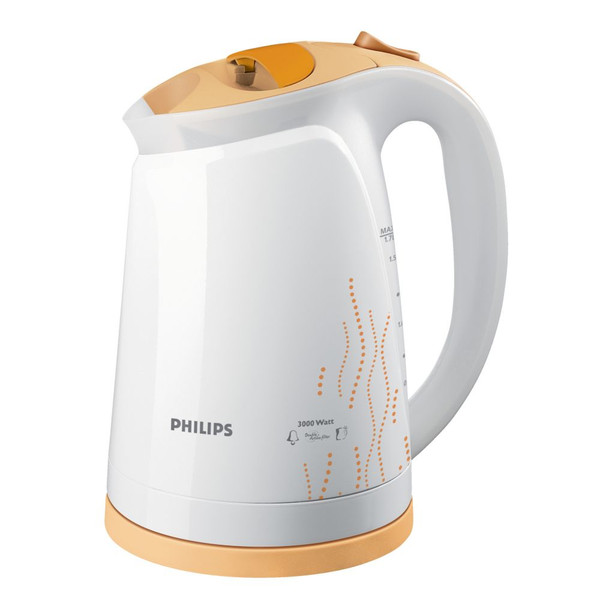 Philips HD4682/55 1.7л 3000Вт Оранжевый, Белый электрический чайник