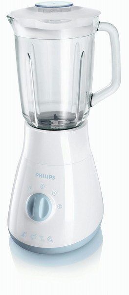 Philips Daily Collection HR2011/70 Стационарный 2л 350Вт Синий, Белый блендер