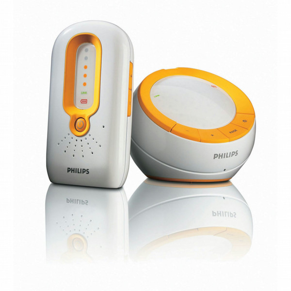 Philips SCD487/84 DECT babyphone 120канала Оранжевый, Белый радио-няня