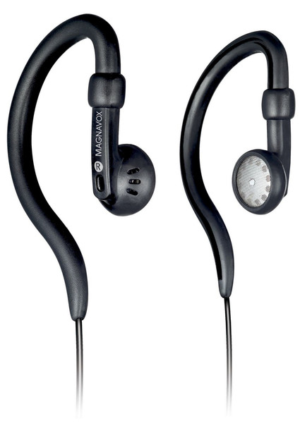 Magnavox MHS1100/00 Intraaural Ear-hook Black headphone