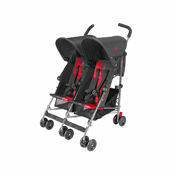 Maclaren Twin Triumph Side-by-side stroller 2seat(s) Chocolate,Red
